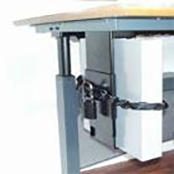Tyverisikret l�sek�de til Lodret 2001 CPU holder